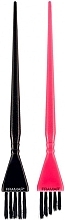 Mini Balayage Brush Set, black, pink - Framar Balayage Brush Set Pink & Black 2-Piece — photo N1