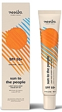 Fragrances, Perfumes, Cosmetics Lightweight Face & Body Sunscreen - Resibo Sun To The People SPF 50+