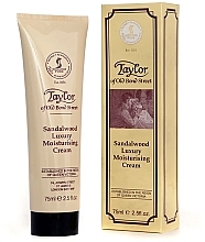 Moisturizing Cream 'Sandalwood' - Taylor of Old Bond Street Sandalwood Moisturising Cream — photo N1