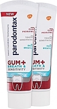 Fragrances, Perfumes, Cosmetics Set - Parodontax Gums + Breath & Sensitive Teeth Toothpaste Duo (toothpaste/2x75ml)