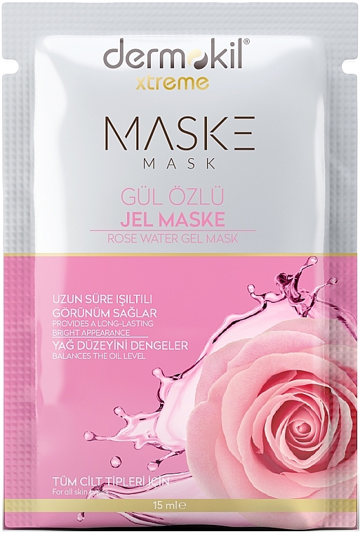 Gel Mask with Rose Water - Dermokil Rose Water Gel Mask — photo N6