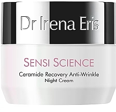 Fragrances, Perfumes, Cosmetics Anti-Wrinkle Night Cream with Ceramides - Dr Irena Eris Sensi Science Ceramide Recovery Anti-Wrinkle Night Cream