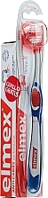 Fragrances, Perfumes, Cosmetics Set, dark blue-red toothbrush - Elmex Inrtex Caries (t/paste/75ml + toothbrus/1pc)