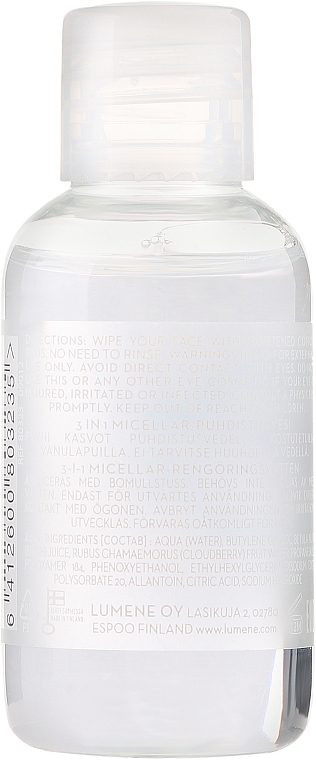Micellar Water 3 in 1 for Face - Lumene Lahde Pure Arctic Miracle 3 In 1 Micellar Cleansing Water — photo N2