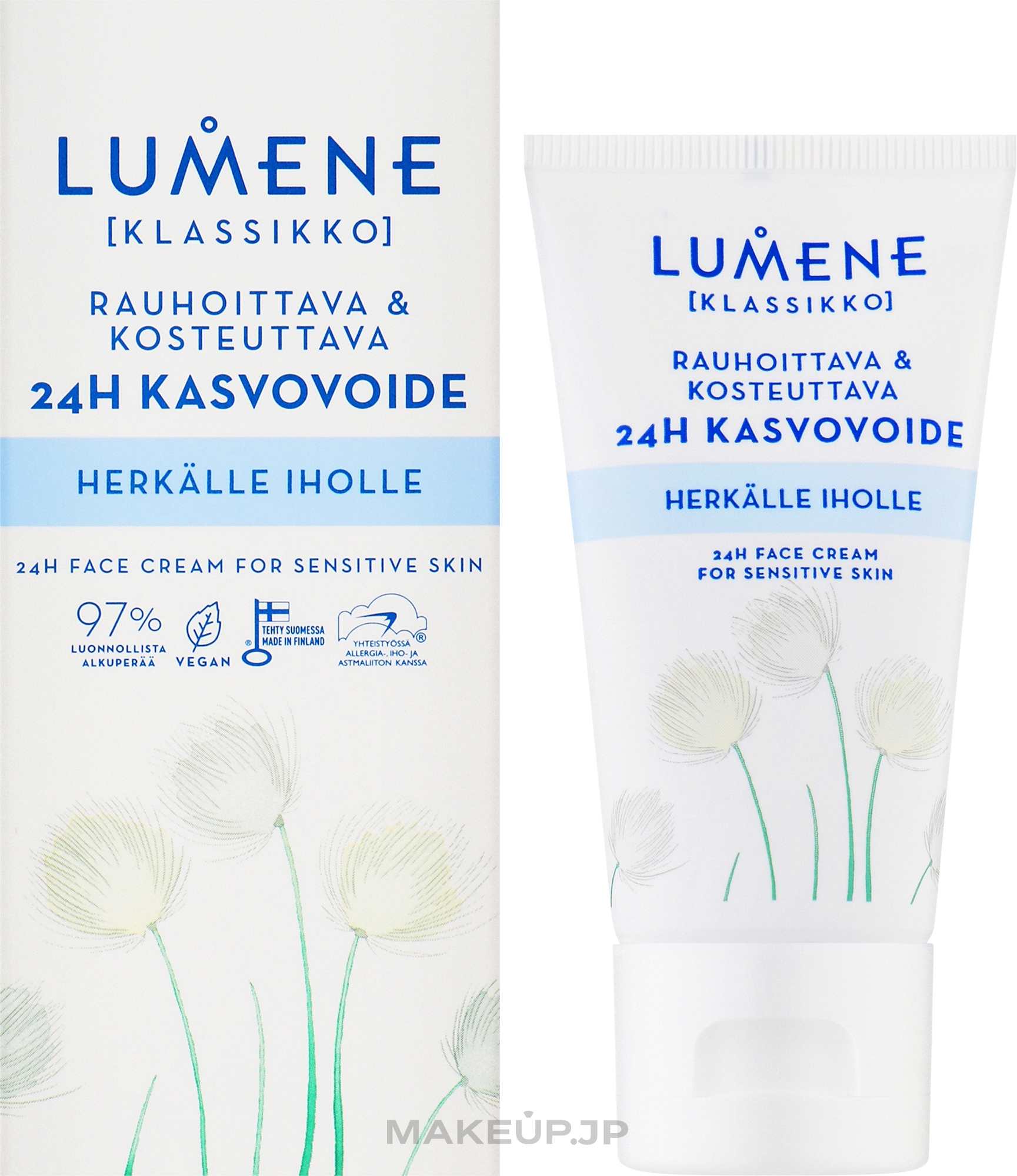 Soothing Face Cream 24H for Sensitive Skin - Lumene Klassikko — photo 50 ml