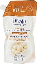 Soothing Hand Wash - Luksja Creamy & Soft Cotton milk & Provitamin B5 Hand Wash (doy-pack)  — photo N4