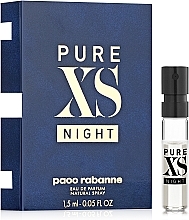 Fragrances, Perfumes, Cosmetics Paco Rabanne Pure XS Night - Eau de Parfum (sample)