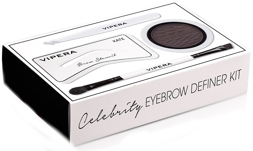 Brow Styling Kit - Vipera Celebrity Eyebrow Definer Kit — photo N2