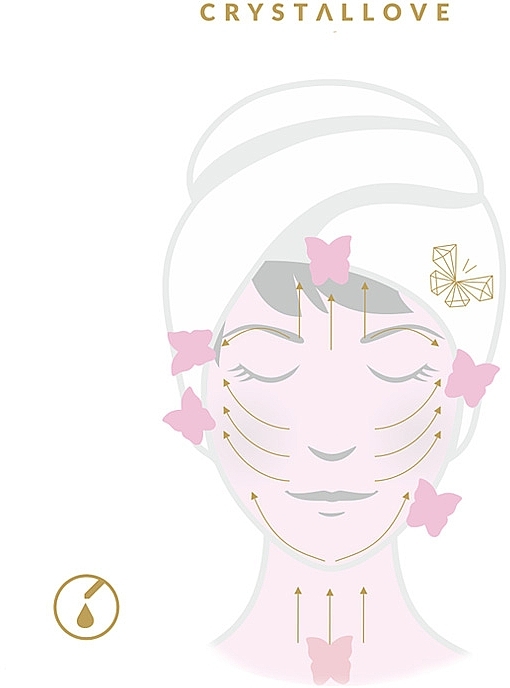 Facial Massager 3D - Crystallove 3D Rose Quartz Guasha — photo N4