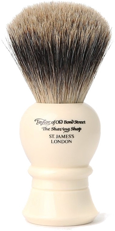 Shaving Brush, 9.5 cm, P1020 - Taylor of Old Bond Street Shaving Brush Pure Badger Size S — photo N3