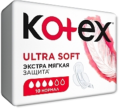 Sanitary Pads, 10 pcs - Kotex Ultra Dry&Soft Normal — photo N3