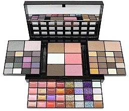 Fragrances, Perfumes, Cosmetics Professional Makeup Palette 6in1, 74 shades - King Rose