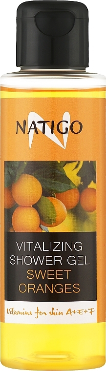 Energizing Shower Gel "Sweet Oranges" - Natigo Vitalizing Shower Gel Sweet Oranges — photo N1