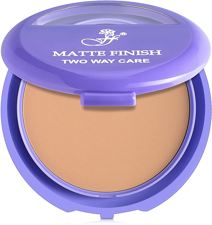 2-in-1 Compact Powder TK25 - FFleur Matte Finish Powder — photo N1