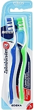 Fragrances, Perfumes, Cosmetics Sot Toothbrush, blue + green - Elkos Dental Classic