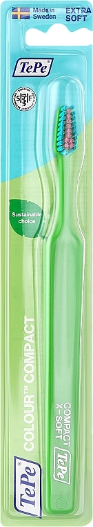 Soft Toothbrush, green - TePe Colour Select Soft — photo N1