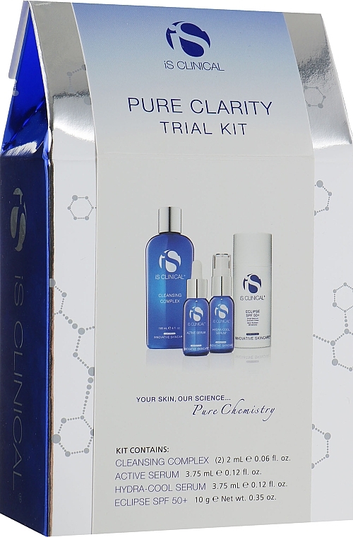 Set - iS Clinical Pure Clarity Trial Kit (cr/10g + ser/3.75ml + ser/3.75ml + f/gel/2x2ml) — photo N1