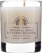 Scented Candle - The English Soap Company Oriental Spice and Cherry Blossom Candle — photo N1