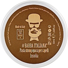 Matte Strong Hold Hair Paste - Barba Italiana Insolia — photo N4