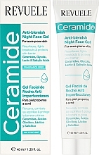 Acne-Prone Skin Night Gel - Revuele Ceramide Anti-Blemish Night Face Gel For Acne-Prone Skin — photo N2