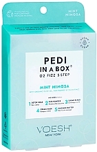 Fragrances, Perfumes, Cosmetics Pedicure Set - Voesh Pedi In A Box O2 Fizz 5 Step Mint Mimosa