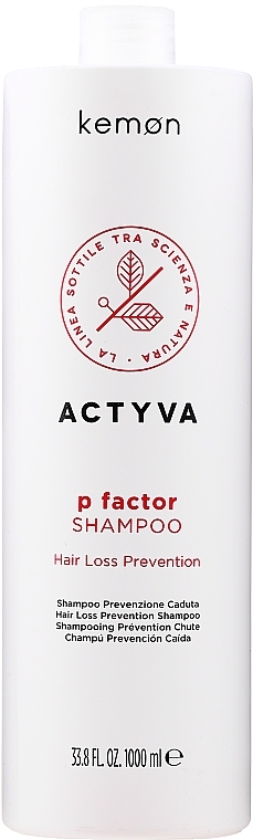 Anti Hair Loss Shampoo - Kemon Actyva P Factor Shampoo — photo N3