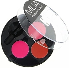 Fragrances, Perfumes, Cosmetics Lip Palette - MUA Trio Palet Lipstick