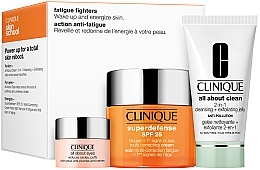 Fragrances, Perfumes, Cosmetics Set - Clinique Fatigue Fighters Set (f/cr/50ml + jelly/30ml + eye/cr/5ml)