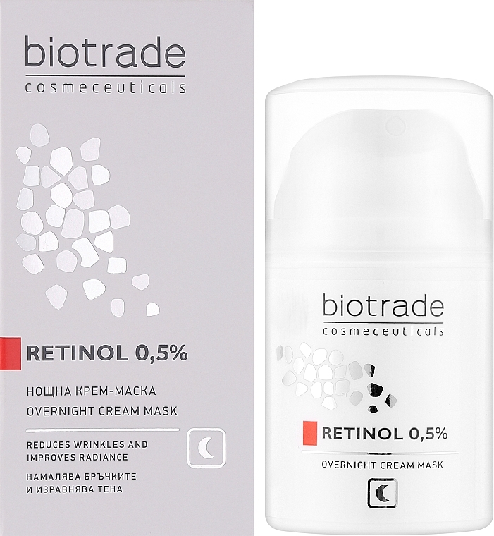 Night Cream Mask with 0.5% Retinol - Biotrade Retinol 0.5% Overnight Cream Mask — photo N4