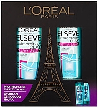 Fragrances, Perfumes, Cosmetics Set - L'Oreal Paris Elseve Extraordinary Clay (shm/250ml + balm/200ml)