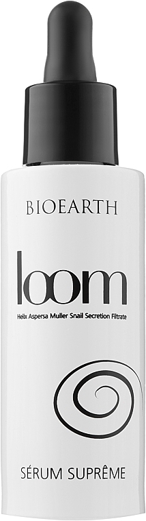 Face Serum with Snail Secretion Extract - Bioearth Loom Supreme Serum — photo N1