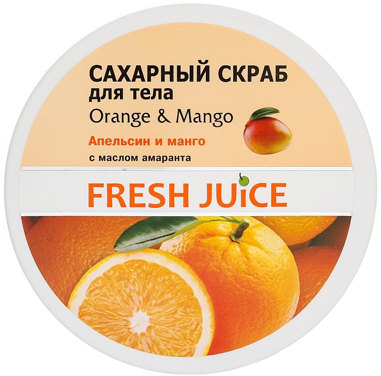 Sugar Body Scrub - Fresh Juice Orange and Mango — photo N4