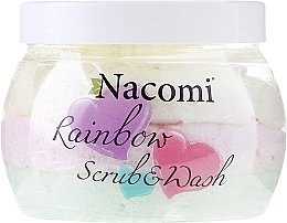 Fragrances, Perfumes, Cosmetics Body Scrub with Watermelon Scent - Nacomi Rainbow Scrub & Wash