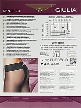 Tights "Sensi Vita Bassa" 20 den, caramel - Giulia — photo N2