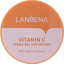 Fragrances, Perfumes, Cosmetics Brightening Vitamin C Hydra-Gel Eye Patch - Lanbena Vitamin C Collagen Eye Patch