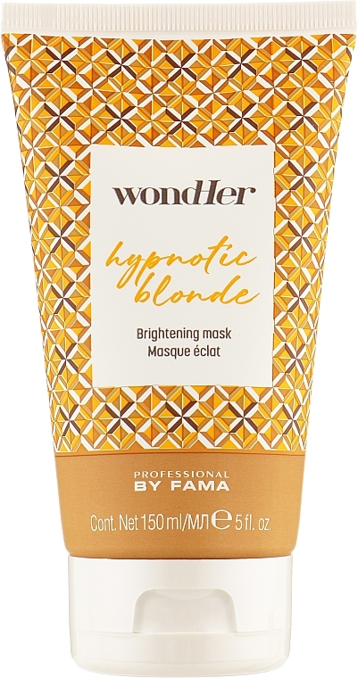 Shiny Blonde Mask - Professional By Fama Wondher Hypnotic Blonde Brightening Mask — photo N1