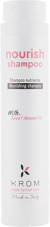 Nourishing Shampoo with Sweet Almond Extract - Krom Nourish Shampoo — photo N1