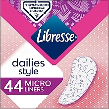 Panty Liners, 44 pcs - Libresse Dailies Style Micro — photo N3