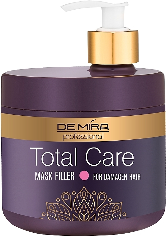 Filler Mask for Damaged Hair - DeMira Professional Total Care Mask Filler For Damaged Hair — photo N1