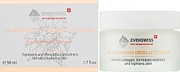 Rejuvenating Decollete Cream - Evenswiss Rejuvenating Decollete Cream — photo N2