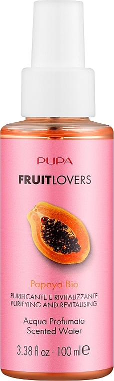 Papaya Aroma Spray - Pupa Fruit Lovers Scented Water Papaya — photo N1