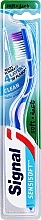 Fragrances, Perfumes, Cosmetics Soft Toothbrush, blue and lilac - Signal Sensisoft Clean Soft