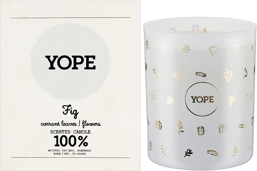 Natural Soy Candle - Yope Fig Wax — photo N2