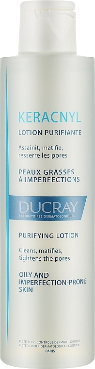 Cleansing Lotion - Ducray Keracnyl Purifying Lotion — photo N7