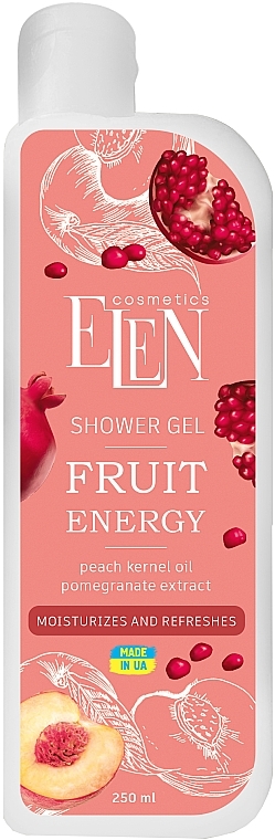 Shower Gel - Elen Cosmetics Shower Gel Fruit Energy — photo N1