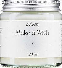 Soy Candle 'Make a Wish' - Ovium — photo N5