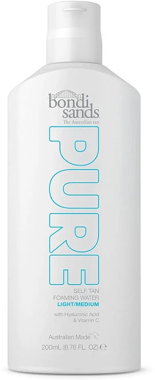 Foaming Self-Tanning Water - Bondi Sands Pure Self Tan Foaming Water Light/Medium — photo N1