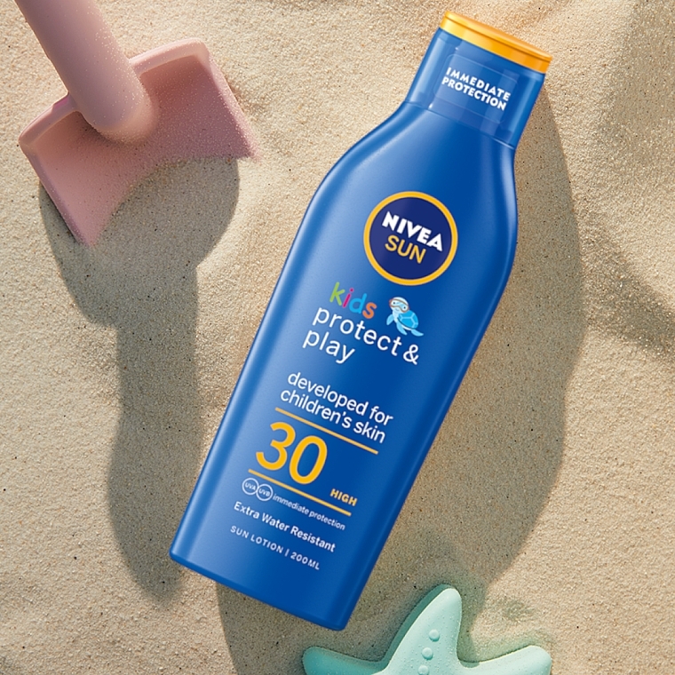 Kids Sun Lotion "Play & Swim" SPF 30 - NIVEA Sun Kids — photo N2