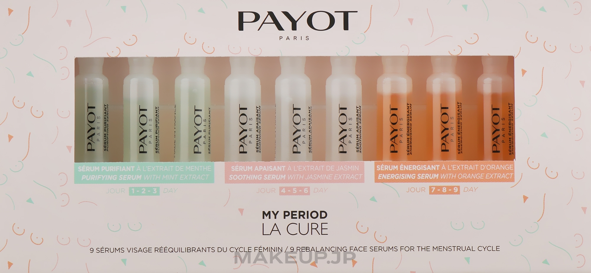 Ampoule Course of 9 Serums - Payot My Period La Cure — photo 9 x 1.5 ml