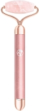 Vibrating Quartz Face Roller - W7 Cosmetics Rose Quartz Vibrating Facial Roller — photo N1